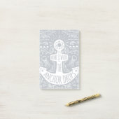 Thuis is waar de ankerpunten vallen post-it® notes (Op bureau)