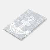 Thuis is waar de ankerpunten vallen post-it® notes (Schuin)