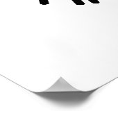 Thuis is waar de beker grappig is poster (Hoek)