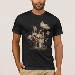 Thuis is waar de botten zijn – Gotische surrealist T-shirt