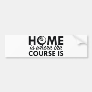 Thuis is waar de cursus is gegeven bumpersticker