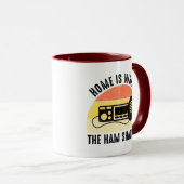 Thuis is waar de Ham Shack is Mok (Voorkant rechts)