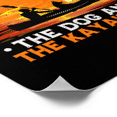 Thuis is waar de hond en Kayak zijn Poster (Hoek)