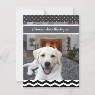 Thuis is waar de hond is kaart