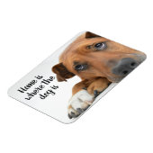 Thuis is waar de hond magneet (Linkerzijde)