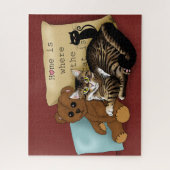 Thuis is waar de kat... legpuzzel (Verticaal)