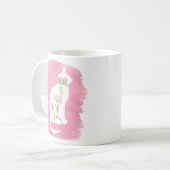 Thuis is waar de kat roze is koffiemok (Voorkant links)