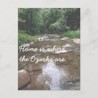 Thuis is waar de Ozarks zijn: Harp Creek Briefkaart