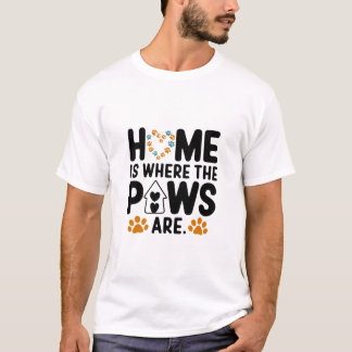 Thuis is waar de poten zijn T-shirt