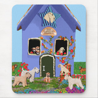 Thuis is waar de Wheaten is Muismat