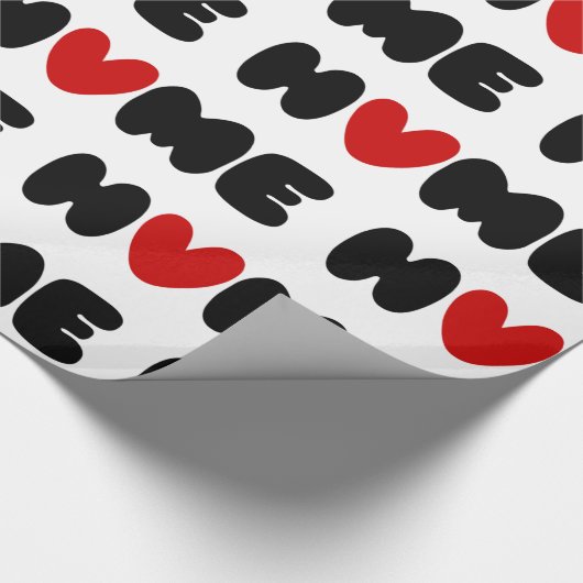 Thuis is waar het hart cadeaupapier (Hoek)