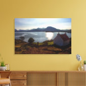 Thuis is waar het hart canvas afdruk (Insitu (Woonkamer))