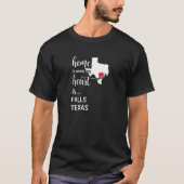 Thuis is waar het hart Herfst is, Texas T-shirt (Voorkant)
