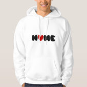 Thuis is waar het hart hoodie (Voorkant)