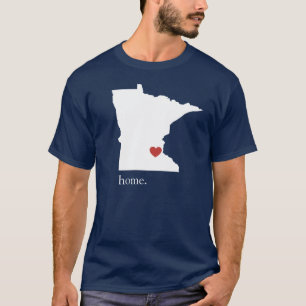Thuis is waar het hart is - Minnesota T-shirt