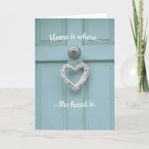 Thuis is waar het hart is - New Home Kaart