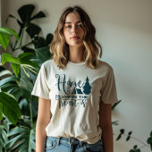 Thuis is waar het hart is t-shirt