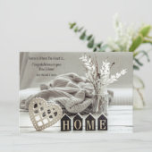 Thuis is waar het hart Kaart is (Staand voorkant)