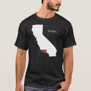 Thuis is waar het hart ligt - Californië T-shirt