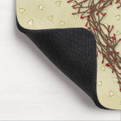 Thuis is waar het hart op de Mousepad ligt Muismat (Hoek)