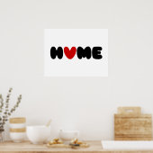 Thuis is waar het hart Poster is (Keuken)