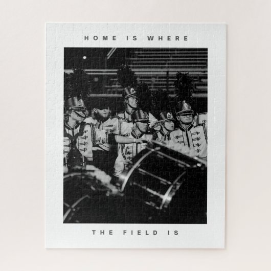 Thuis is waar het veld is legpuzzel (Verticaal)