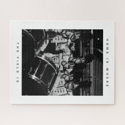 Thuis is waar het veld is legpuzzel (Horizontaal)