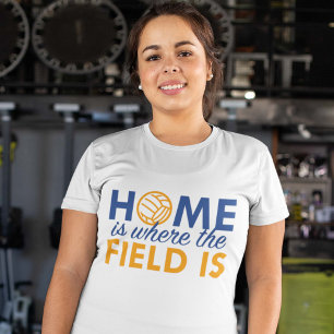 Thuis Is Waar Het Veld Is T-shirt