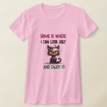 Thuis is waar ik er lelijk uit kan zien en ervan k