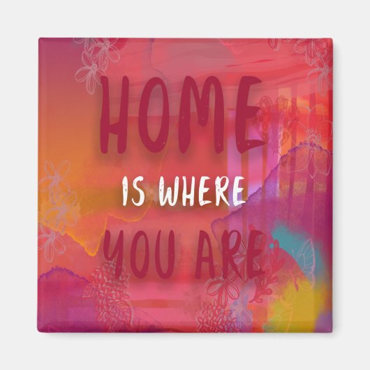 Thuis is waar je magneet bent (Voorkant)