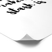 Thuis is waar je make-upslag... poster (Hoek)