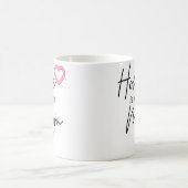 Thuis is waar je moeder is koffiemok (Center)