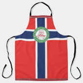 Thuis is waar Lefse gemaakt is! Noorse vlag Schort (Voorkant)