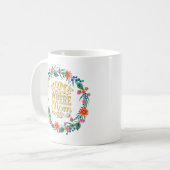 Thuis is waar mam wordt geschenk voor Moederdag Koffiemok (Voorkant links)