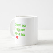 Thuis is waar mama is koffiemok (Voorkant links)