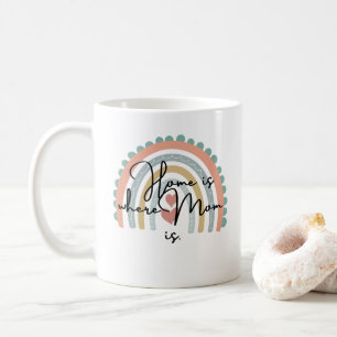 Thuis is waar mama is koffiemok