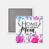 Thuis is waar mama is magneet (Voorkant / Achterkant)