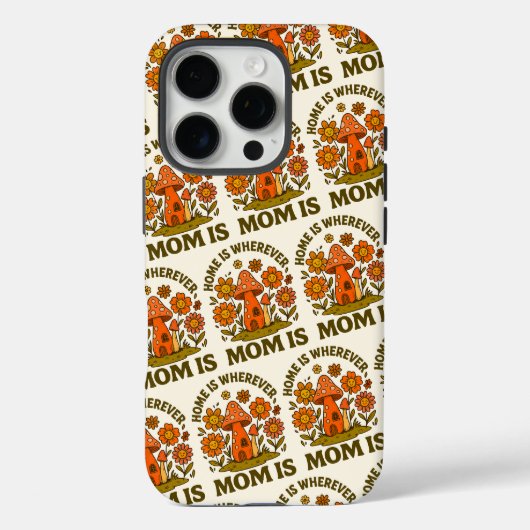 Thuis is waar mama Moederdag is Case-Mate iPhone Case (Achterkant)