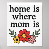 Thuis is waar mama Poster is (Voorkant)