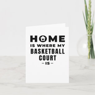 Thuis is waar mijn basketbalveld is kaart