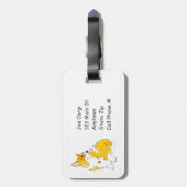 "Thuis is waar mijn corgi is" Bagagelabel (Achterkant verticaal)