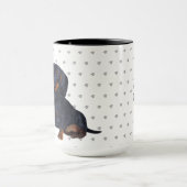 Thuis is waar mijn Dachshund is Hond Moeder Vader Mok (Midden)