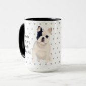 Thuis is waar mijn Franse bulledog hond hond vader Mok (Voorkant links)