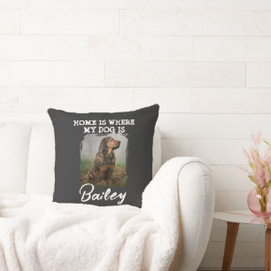 Thuis Is Waar Mijn Hond Is Aangepaste Hond Naam en Kussen