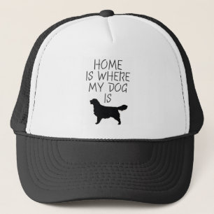 Thuis is waar mijn hond is (Golden Retriever) Trucker Pet
