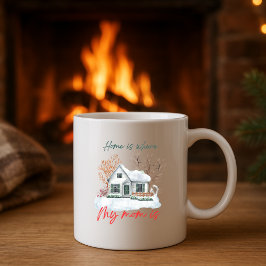 Thuis is waar mijn moeder is | Gezellige winter wa Koffiemok