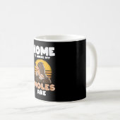 Thuis is waar mijn Moles Funny Mole zijn Koffiemok (Voorkant rechts)