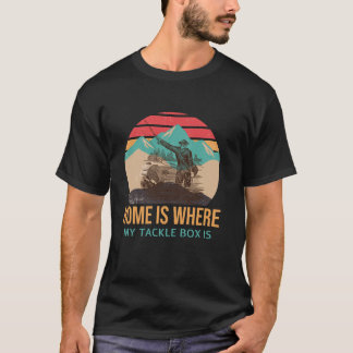 Thuis is waar mijn visgereischat is. Visavonturen T-shirt