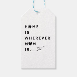 Thuis Is Waar Moeder Is – Cadeau Voor Moeder Cadeaulabel