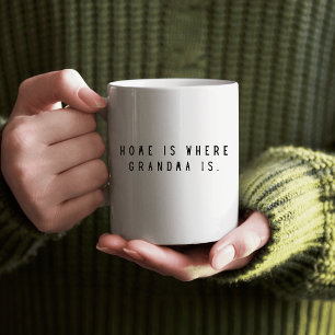 Thuis is waar oma is koffiemok